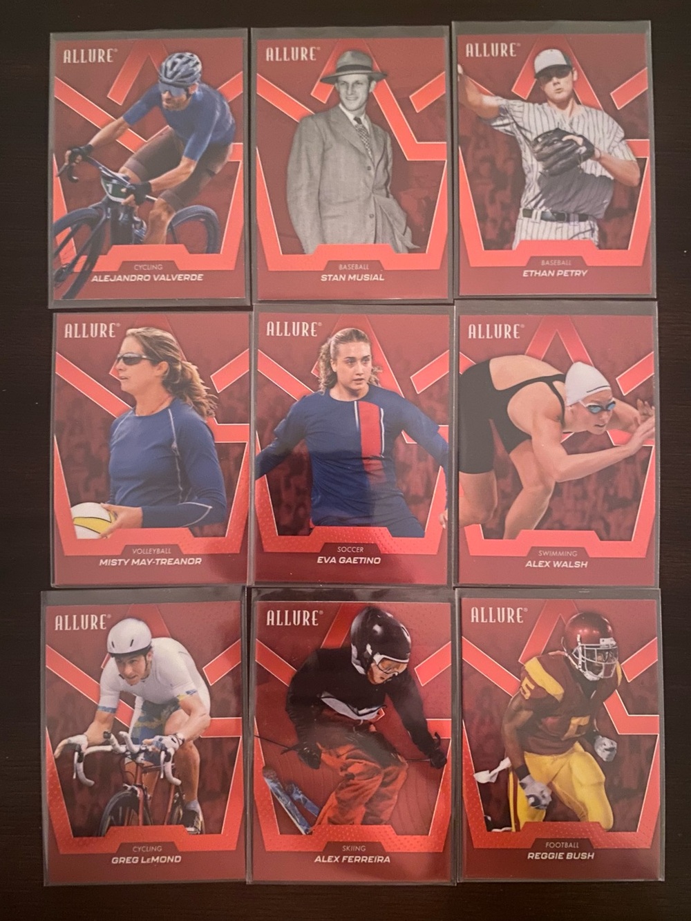 2025 Allure Goodwin Champions Red Rainbow Lot (9 Cards)